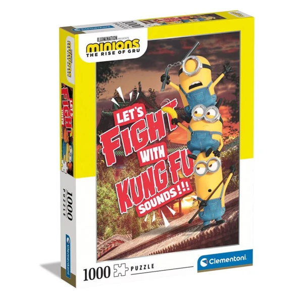 CLEMENTONI PUZZLE H.Q. MINIONS 1000 pcs 