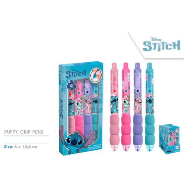 ΣΕΤ 4 PUFFY GRIP ΣΤΥΛΟ STITCH