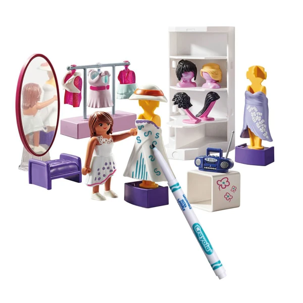 PLAYMOBIL COLOR DRESSING ROOM