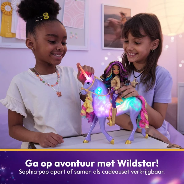 UNICORN ACADEMY ΜΟΝΟΚΕΡΟΣ RAINBOW LIGHT-UP WILDSTAR