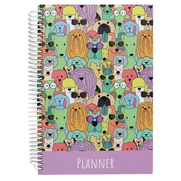 PLANNER NOTEBOOK 17X24 cm 100 SHEETS TESORO - 6 DESIGNS
