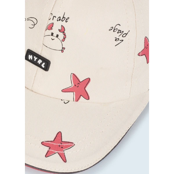 MAYORAL PRINTED HAT RED