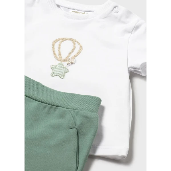 MAYORAL TRACKSUIT 3 PIECES BLOUSE GREEN