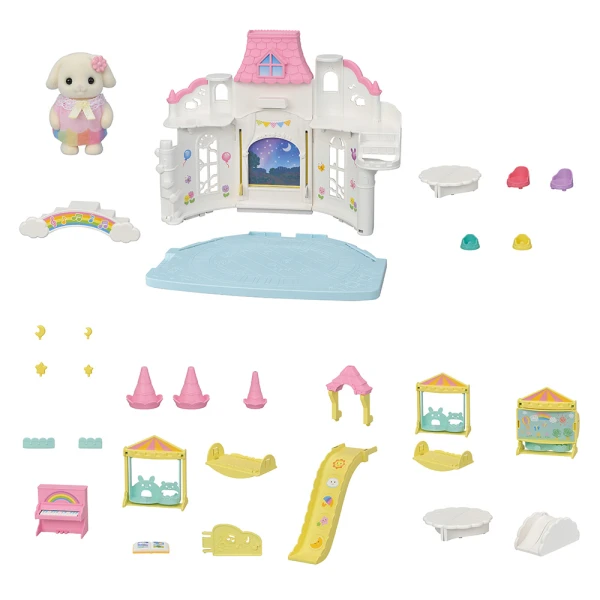 THE SYLVANIAN FAMILIES SUNNY CASTLE NURSERY