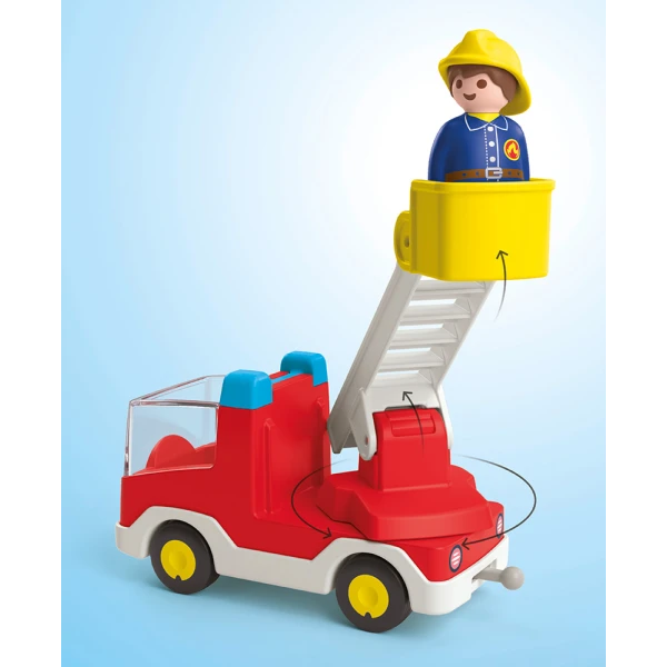PLAYMOBIL JUNIOR LADDER UNIT FIRE TRUCK