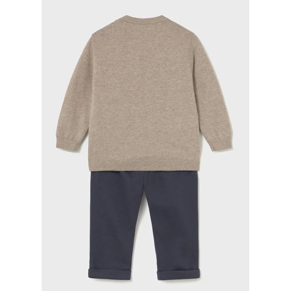 MAYORAL SET TROUSERS LONG AND JERSEY BLUE 