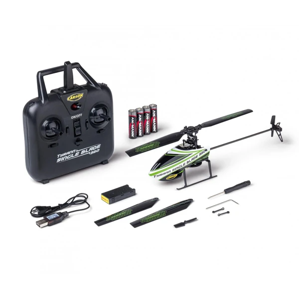 CARSON ΤΗΛΕΚΑΤΕΥΘΥΝΟΜΕΝΟ ΕΛΙΚΟΠΤΕΡΟ TYRANN SINGLE BLADE 320 2.4G 100% RTR ΠΡΑΣΙΝΟ