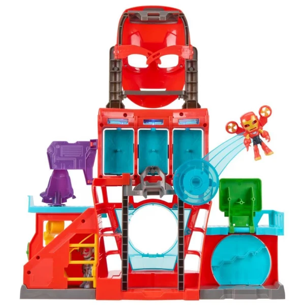 MARVEL IRON MAN AND HIS AWESOME FRIENDS ΣΕΤ ΠΑΙΧΝΙΔΙΟΥ IRON QUARTERS