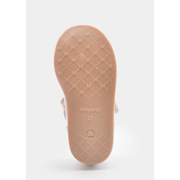 MAYORAL BALLET FLATS PATENT NEUTRAL 