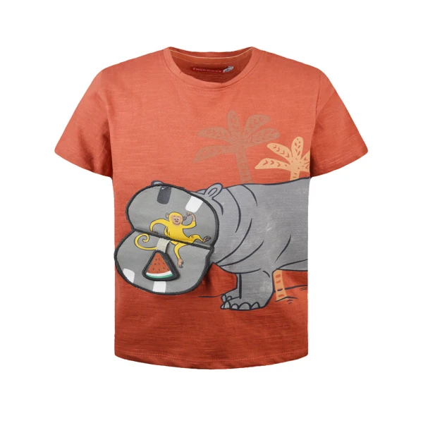 ENERGIERS BEBE BOY BLOUSE PAPRIKA