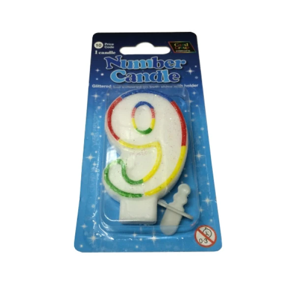 BIRTHDAY CANDLE FROM Νο 0 UNTIL Νο 9 AND ?