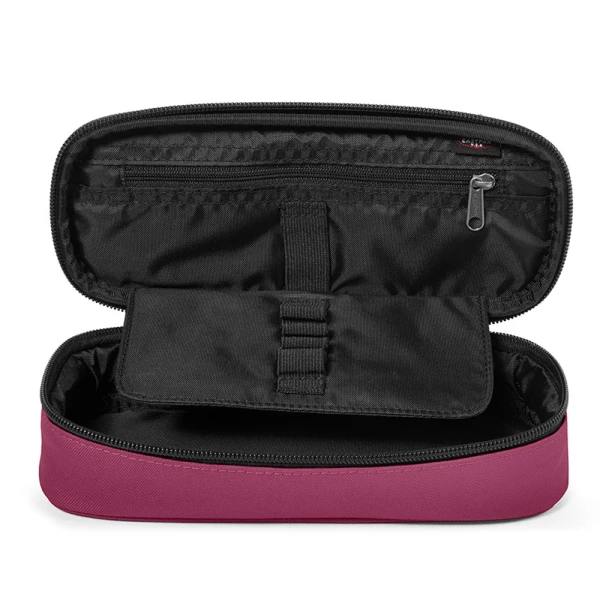 EASTPAK OVAL SINGLE PENCIL CASE WINE BURGUNDY