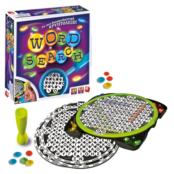 AS GAMES ΕΠΙΤΡΑΠΕΖΙΟ ΠΑΙΧΝΙΔΙ WORDSEARCH ΓΙΑ ΗΛΙΚΙΕΣ 7+ ΧΡΟΝΩΝ ΚΑΙ 2-4 ΠΑΙΚΤΕΣ
