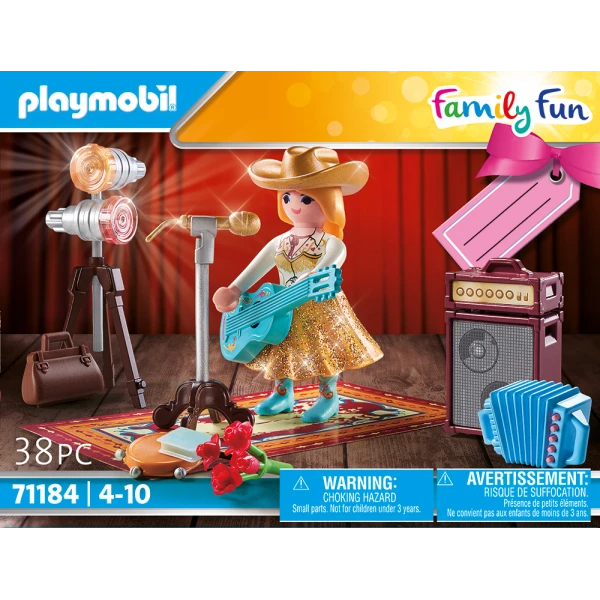 PLAYMOBIL FAMILY FUN GIFT SET ΤΡΑΓΟΥΔΙΣΤΡΙΑ COUNTRY ΜΟΥΣΙΚΗΣ