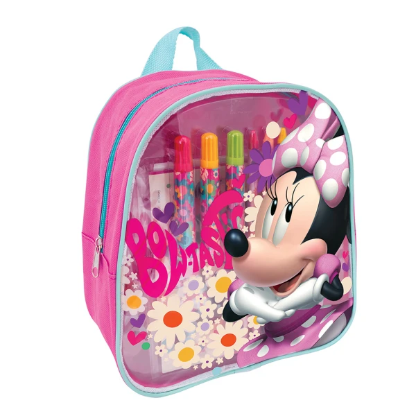 DRAWING SET IN BACKPACK DISNEY MINNIE FOR AGES 3+