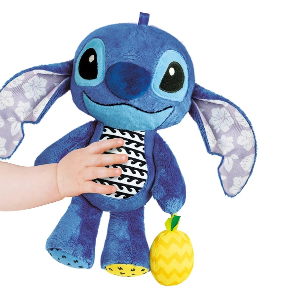 CLEMENTONI DISNEY BABY ΒΡΕΦΙΚΗ ΧΝΟΥΔΩΤΗ ΚΟΥΔΟΥΝΙΣΤΡΑ STITCH ΓΙΑ 6+ ΜΗΝΩΝ