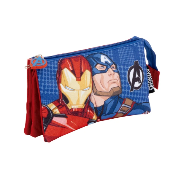 TRIPLE PENCIL CASE AVENGERS 21Χ11X3.5 cm
