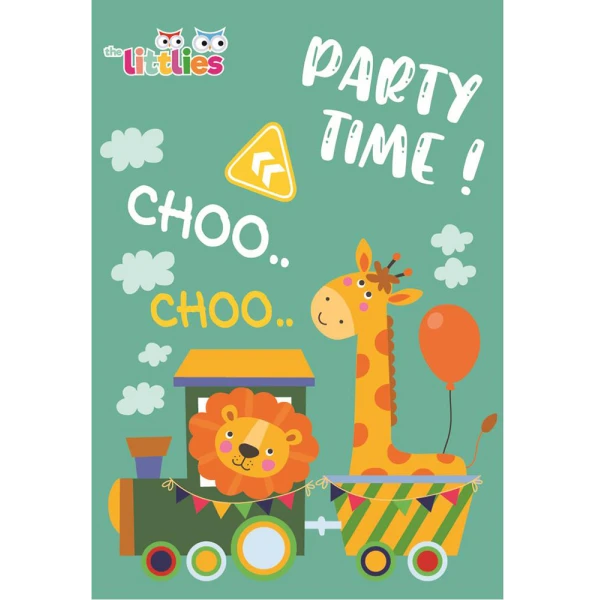 THE LITTLIES PARTY INVITATIONS 6 pcs - 6 DESIGNS