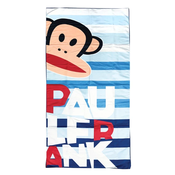 BEACH TOWEL PAUL FRANK MICROFIBER 90X180 cm BLUE