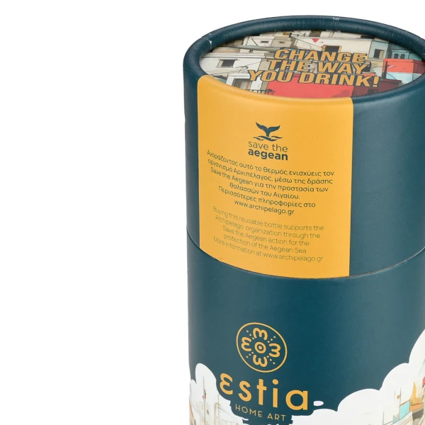 ESTIA HOME ART ΘΕΡΜΟΣ TRAVEL FLASK 500ml - URBAN MYTHOS