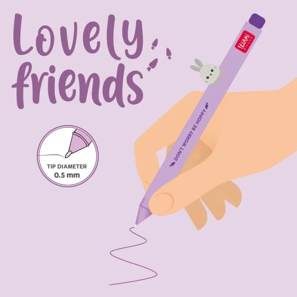 LEGAMI GEL PEN ANIMAL DECORATION LOVE FRIENDS - BUNNY