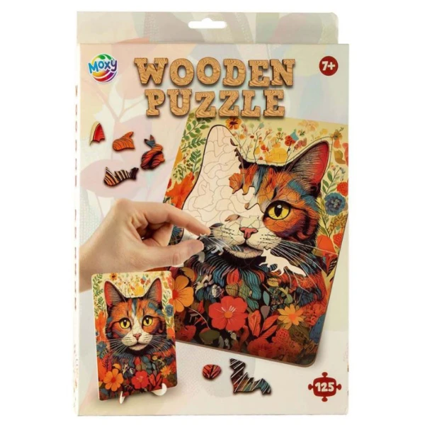 WOODEN PUZZLE IN 6 UNIQUE DESIGNS
