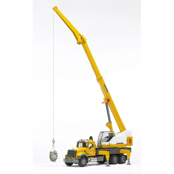 BRUDER ΦΟΡΤΗΓΟ MACK ΜΕ ΓΕΡΑΝΟ LIEBHERR