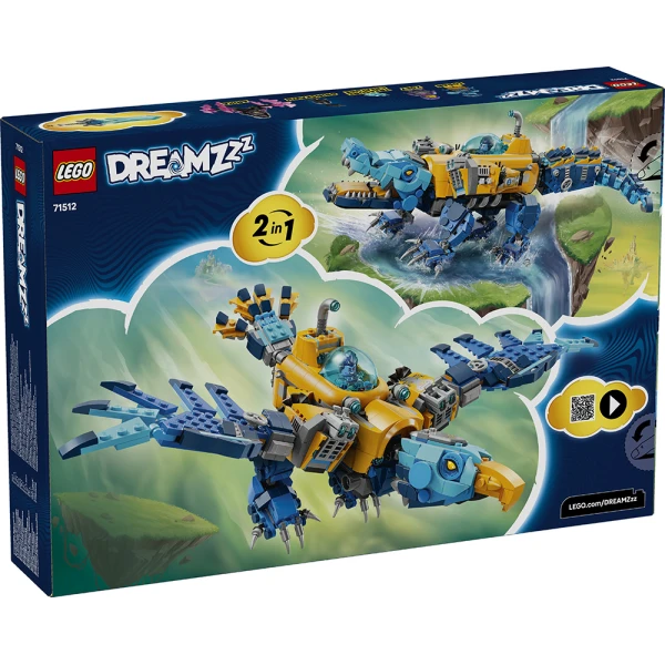 LEGO® DREAMZZZ™ ΥΠΟΒΡΥΧΙΟ-ΚΡΟΚΟΔΕΙΛΟΣ