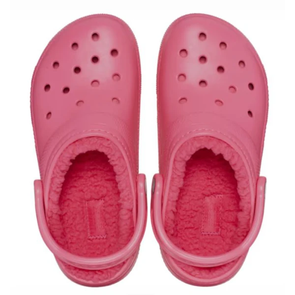CROCS CLASSIC LINED CLOG T HYPER PINK