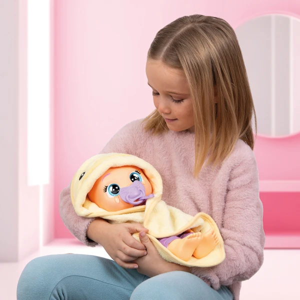 CRY BABIES NEWBORN BATHTIME INTERACTIVE BABY DOLL CRIES REAL TEARS - 2 DESIGNS