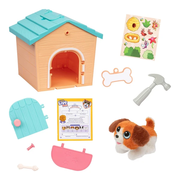 LITTLE LIVE PETS MY PUPPY\'S HOME WITH SURPRISE PUPPY - 2 DESIGNS