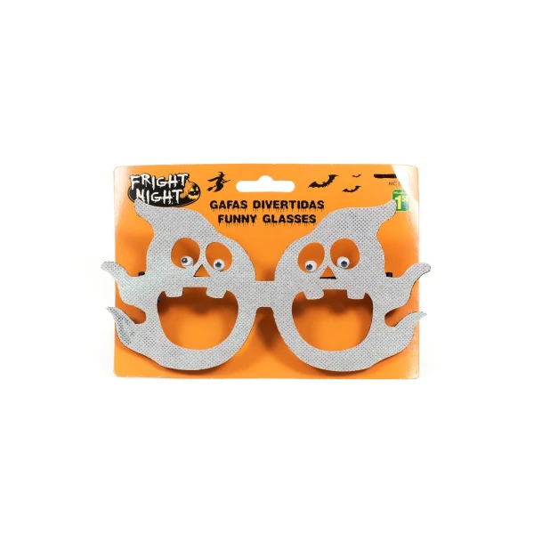 HALLOWEEN GLASSES 18 cm - 3 DESIGNS