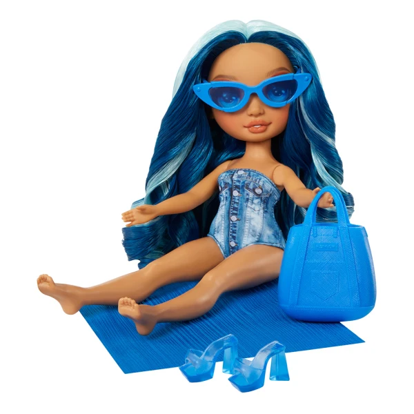 RAINBOW HIGH SWIM & STYLE FASHION ΚΟΥΚΛΑ SKYLER (BLUE)
