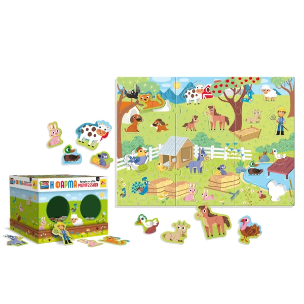 EDUCATIONAL BOARD GAME MONTESSORI - THE FARM