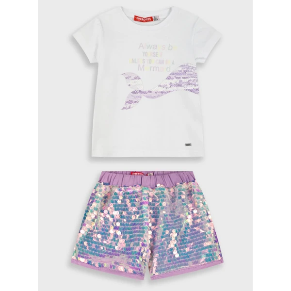 ENERGIERS SET GIRL BEBE LILA IRIDESCENT