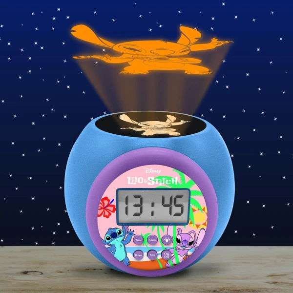 LEXIBOOK STITCH PROJECTOR ALARM CLOCK WITH TIMER