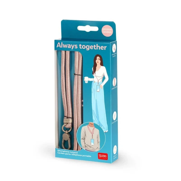 LEGAMI ALWAYS TOGETHER - ΚΟΡΔΟΝΙ ΓΙΑ SMARTPHONE - ROSE GOLD