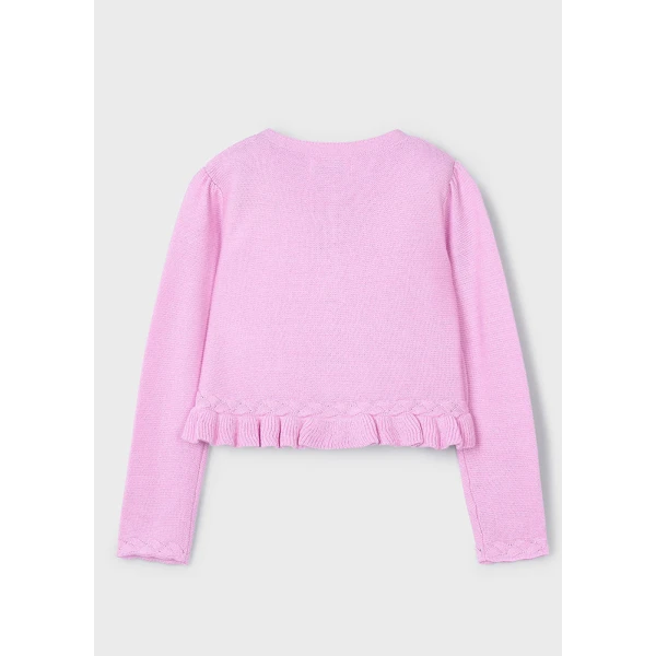 MAYORAL SWEATER KNITTED BRAIDED PURPLE 