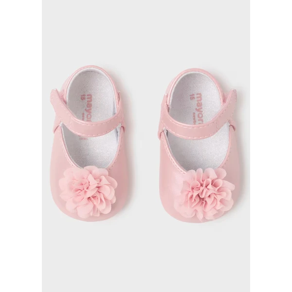 MAYORAL MARY JANE SHOES FLOWER PINK