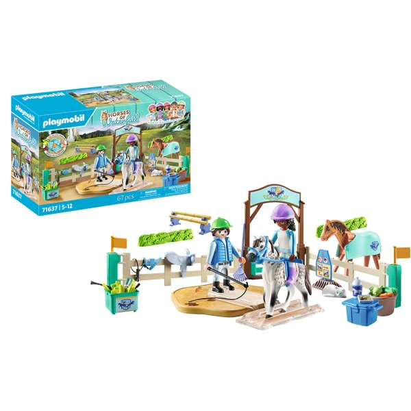 PLAYMOBIL HORSES OF WATERFALL MODERN RIDING SCHOOL