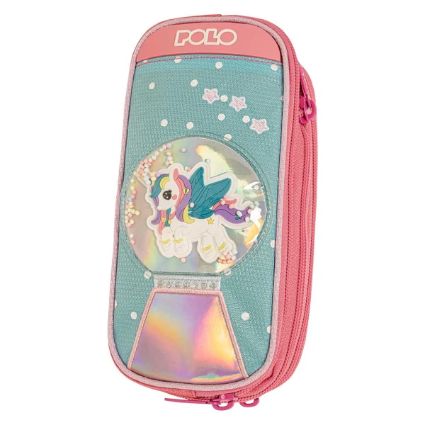 POLO 2025 PENCIL CASE REEL - SNOWBALL UNICORN