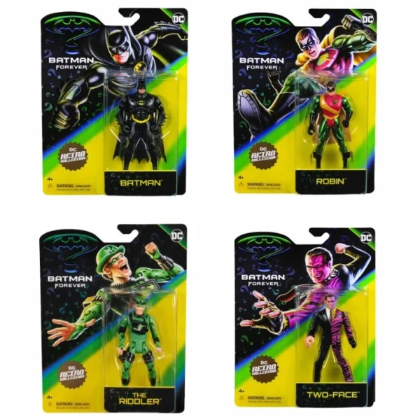 BATMAN RETRO FIGURES - 4 DESIGNS