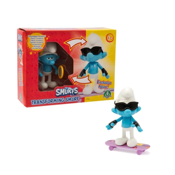 SMURFS TRASFORMING FIGURES 10 cm - 3 DESIGNS