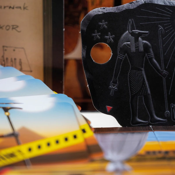 AS GAMES BOARD GAME CRIME SCENE LUXOR 1932 FOR AGES 18+ AND 1+ PLAYERS