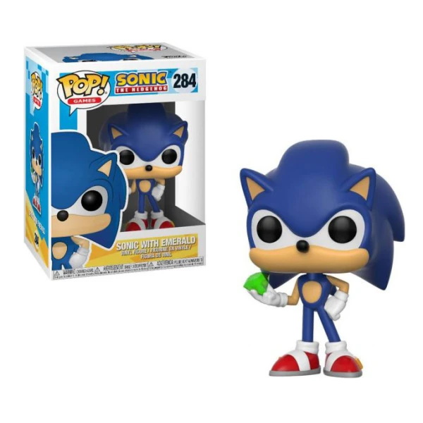 POP! GAMES SONIC THE HEDGEHOG FIGURE SONIC WITH EMERALD