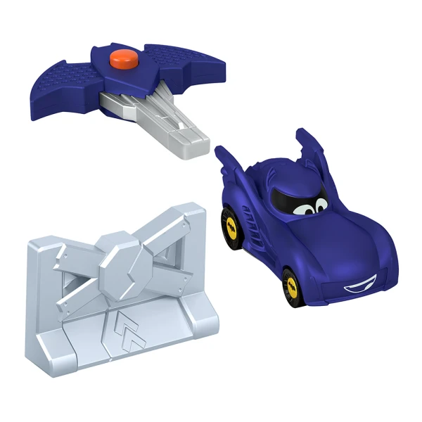 FISHER PRICE BATWHEELS ΟΧΗΜΑ ΜΕ ΑΞΕΣΟΥΑΡ - KEY CAR RACER BAM THE BATMOBILE