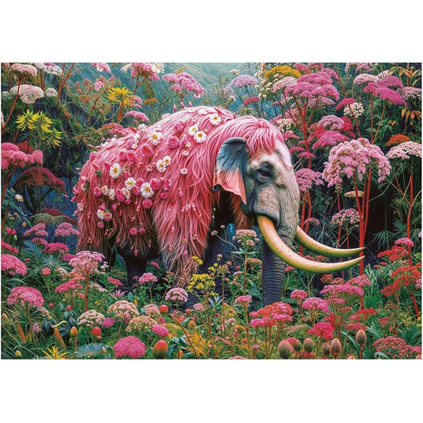 EDUCA PUZZLE 1000 pcs FLORAL ELEPHANT