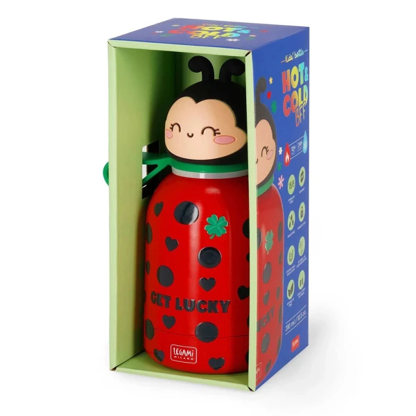 LEGAMI KIDS STAINLEES STEEL BOTTLE HOT & COLD BFF - LADYBUG
