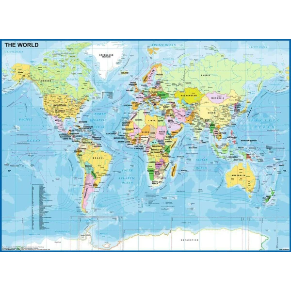 RAVENSBURGER PUZZLE 200XXL pcs WORLD MAP