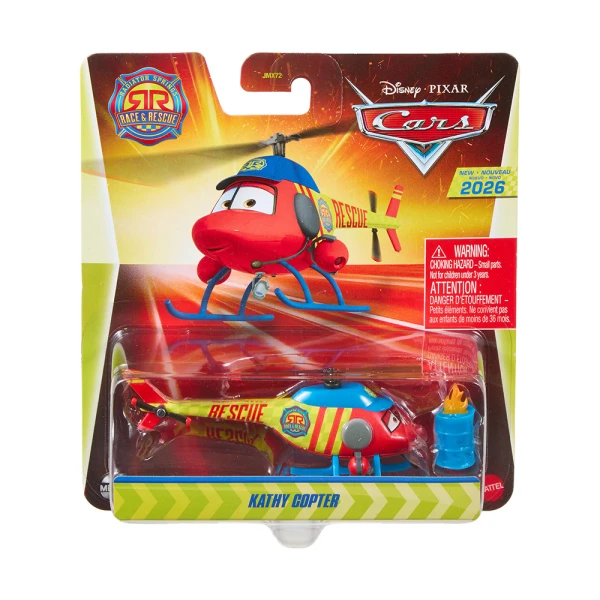 CARS RACE & RESCUE CAR WITH ACCESSORIES KATHY COPTER